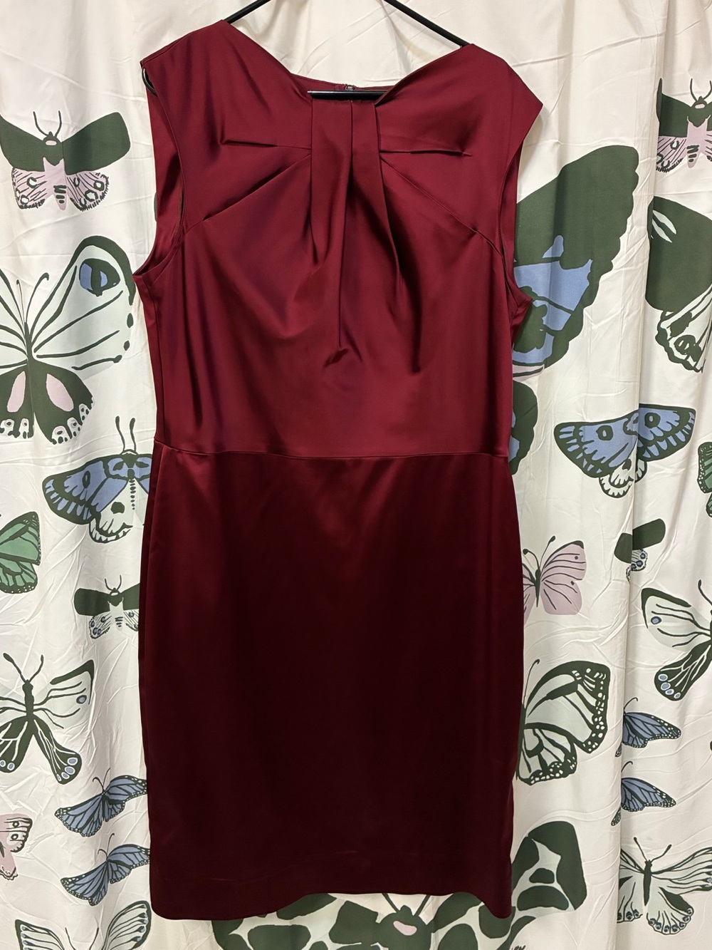 St John satin dress